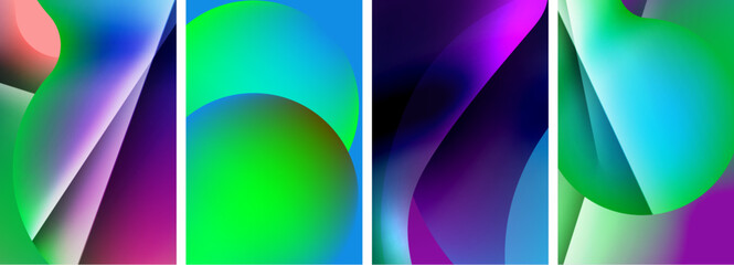 Abstract colors. Abstract backgrounds for wallpaper, business card, cover, poster, banner, brochure, header, website