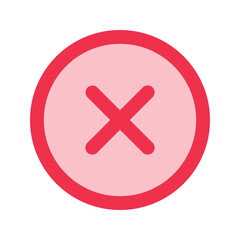 close outline fill icon