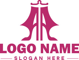  Fashion logo Luxury Glamour Elegant Logo Icon clean flat modern minimalist business logo editable vector