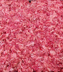 Various parts of fresh chicken meat