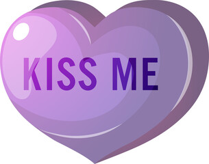 Sweet Conversation on Candy Hearts Pastel Color for Valentine s Day