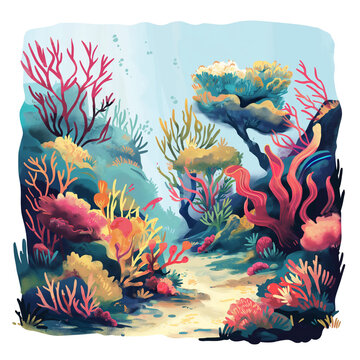 Colorful fish swim amidst a miniature coral reef in a home aquarium