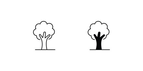 plant icon with white background vector stock illustration