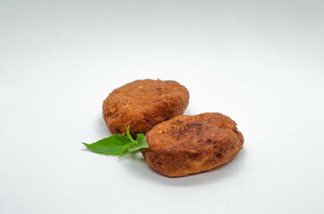 Perkedel or bergedel is a typical Indonesian dish made from potatoes, either fried or boiled before being mashed. They are then mixed with minced meat, sliced ​​scallions, celery leaves, and seasoning