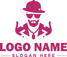  Fashion logo Luxury Glamour Elegant Logo Icon clean flat modern minimalist business logo editable vector