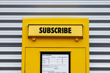 Fototapeta premium Subscribe