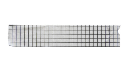 White tape with grid pattern