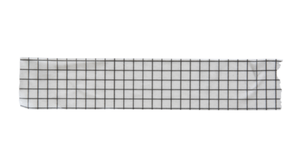 White tape with grid pattern