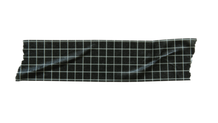 Black tape with grid pattern