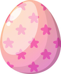 Happy Easter Day with Easter egg in Spring holiday