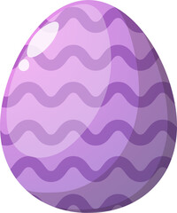 Happy Easter Day with Easter egg in Spring holiday
