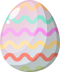 Fototapeta premium Happy Easter Day with Easter egg in Spring holiday