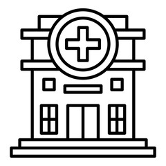 Obraz premium black and white house icon