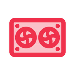 cooler outline fill icon