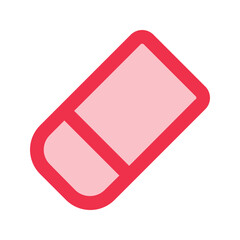 eraser outline fill icon