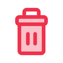 delete outline fill icon