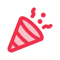 confetti outline fill icon