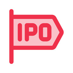 ipo outline fill icon