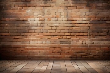 Old wall background with stained aged bricks generATiveOld wall background with stained aged bricks generative ai