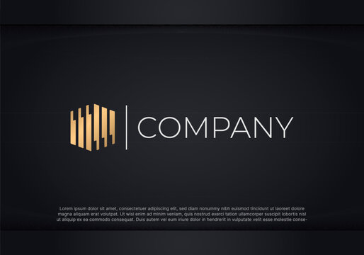 Luxury Building Logo Template Vector Icon Illustration Design