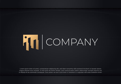 Luxury Building Logo Template Vector Icon Illustration Design