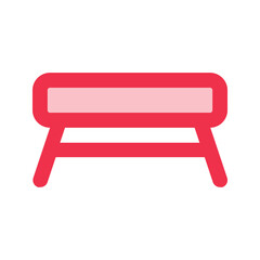 table outline fill icon
