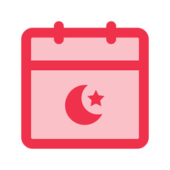 ramadan outline fill icon