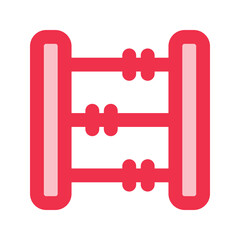 abacus outline fill icon