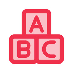 abc outline fill icon