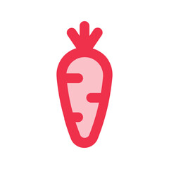 carrot outline fill icon