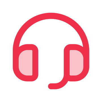 recommend clip art: customer service outline fill icon