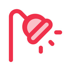 shower outline fill icon