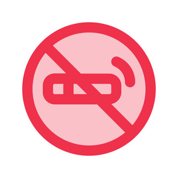 recommend clip art: no smoking outline fill icon