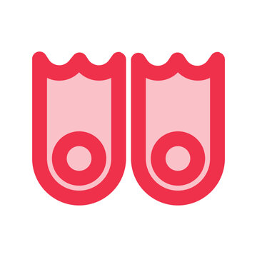 recommend clip art: fins outline fill icon