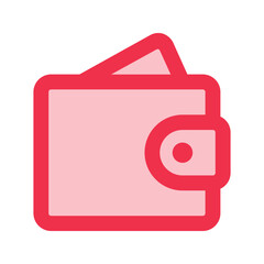 wallet outline fill icon