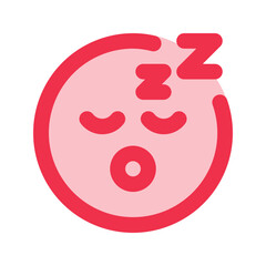 sleep outline fill icon