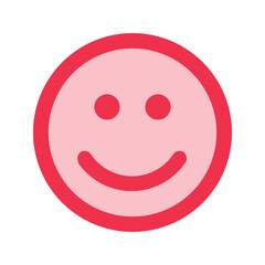 smile outline fill icon