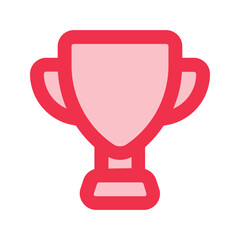 trophy outline fill icon