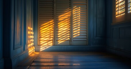 Shutters Molding Light and Shadow into a Tapestry of Hidden Secrets