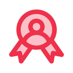 employee of the month outline fill icon