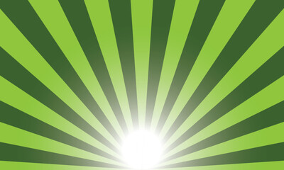 Sun ray retro background vector burst light. Sunrise or sunset retro design. pop art background