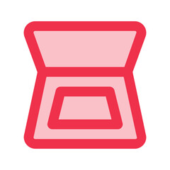 scanner outline fill icon