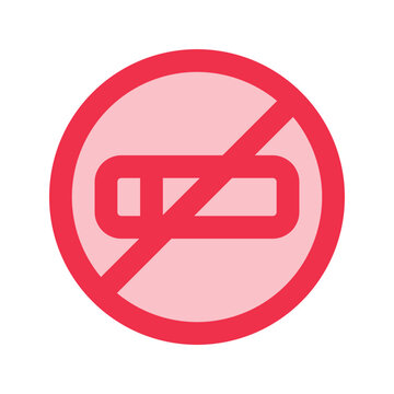 recommend clip art: no smoking outline fill icon