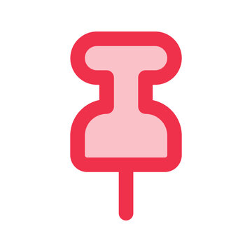 recommend clip art: push pin outline fill icon