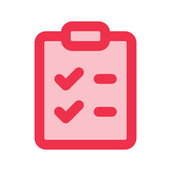 task list outline fill icon