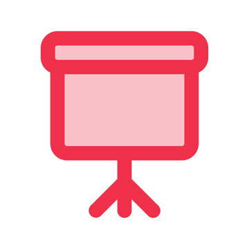recommend clip art: projector screen outline fill icon