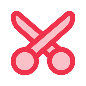 recommend clip art: scissors outline fill icon