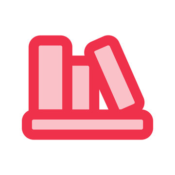 recommend clip art: bookshelf outline fill icon