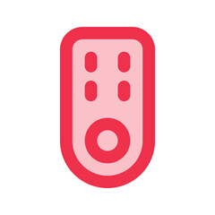 remote control outline fill icon