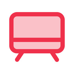 tv outline fill icon